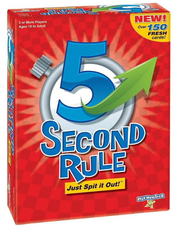 5 Second Rule board game.