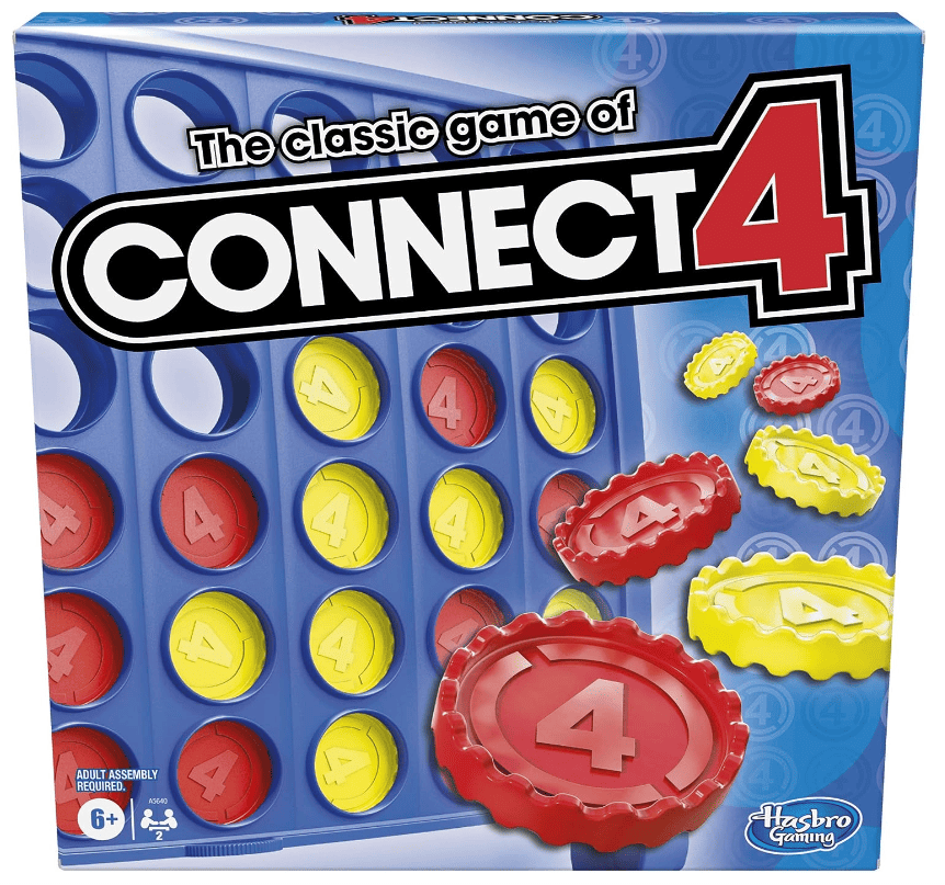 The classic game of Connect 4 board game.
