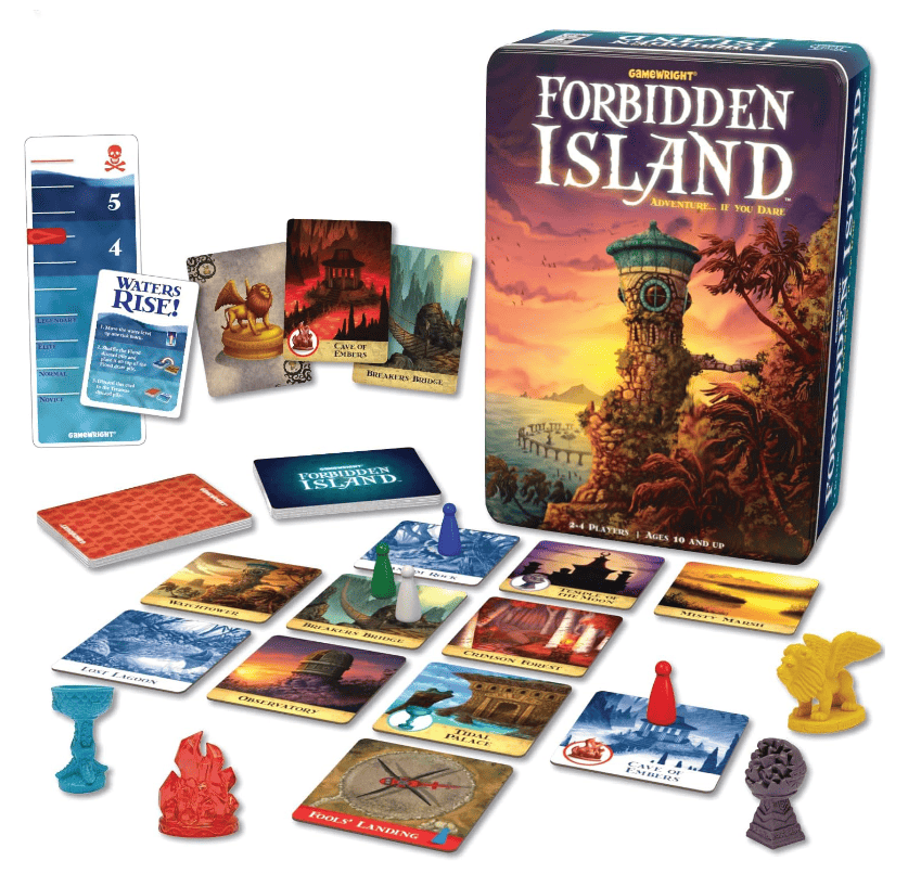 Forbidden Island board game.