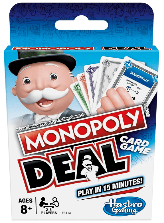 Monopoly Deal card game.