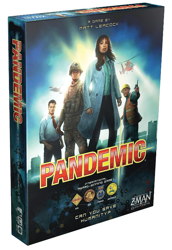 Pandemic board game.