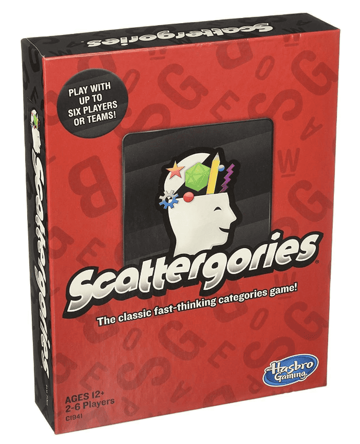Scattergories board game.