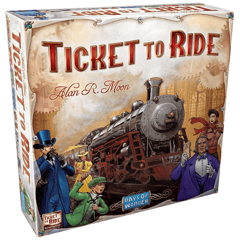 Ticket to Ride board game.