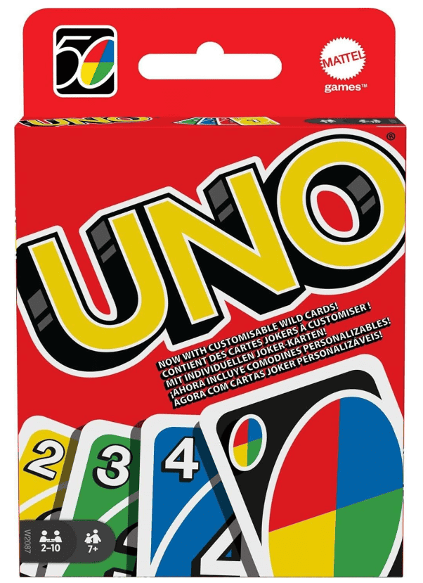 Uno card game.