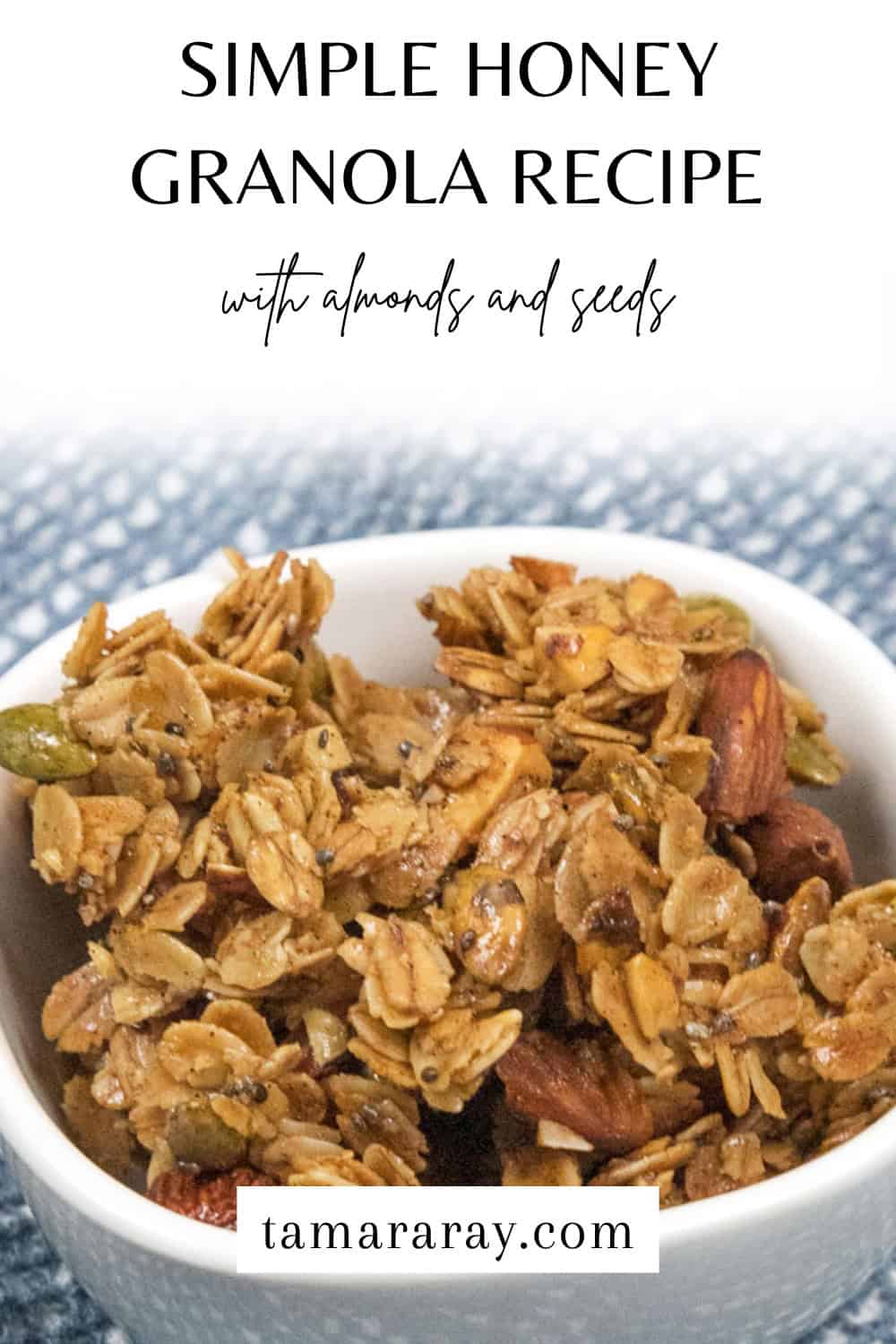 Almond Granola Recipe with Honey