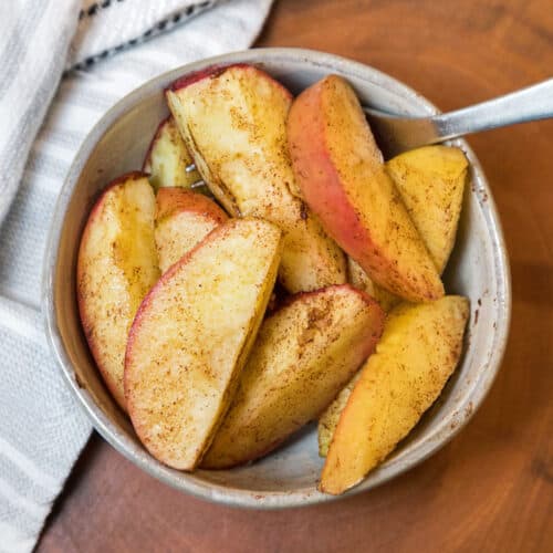 Cinnamon Air Fryer Apples Tamara Ray