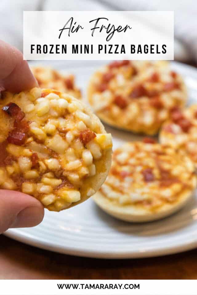 Air Fryer Frozen Mini Pizza Bagels Tamara Ray