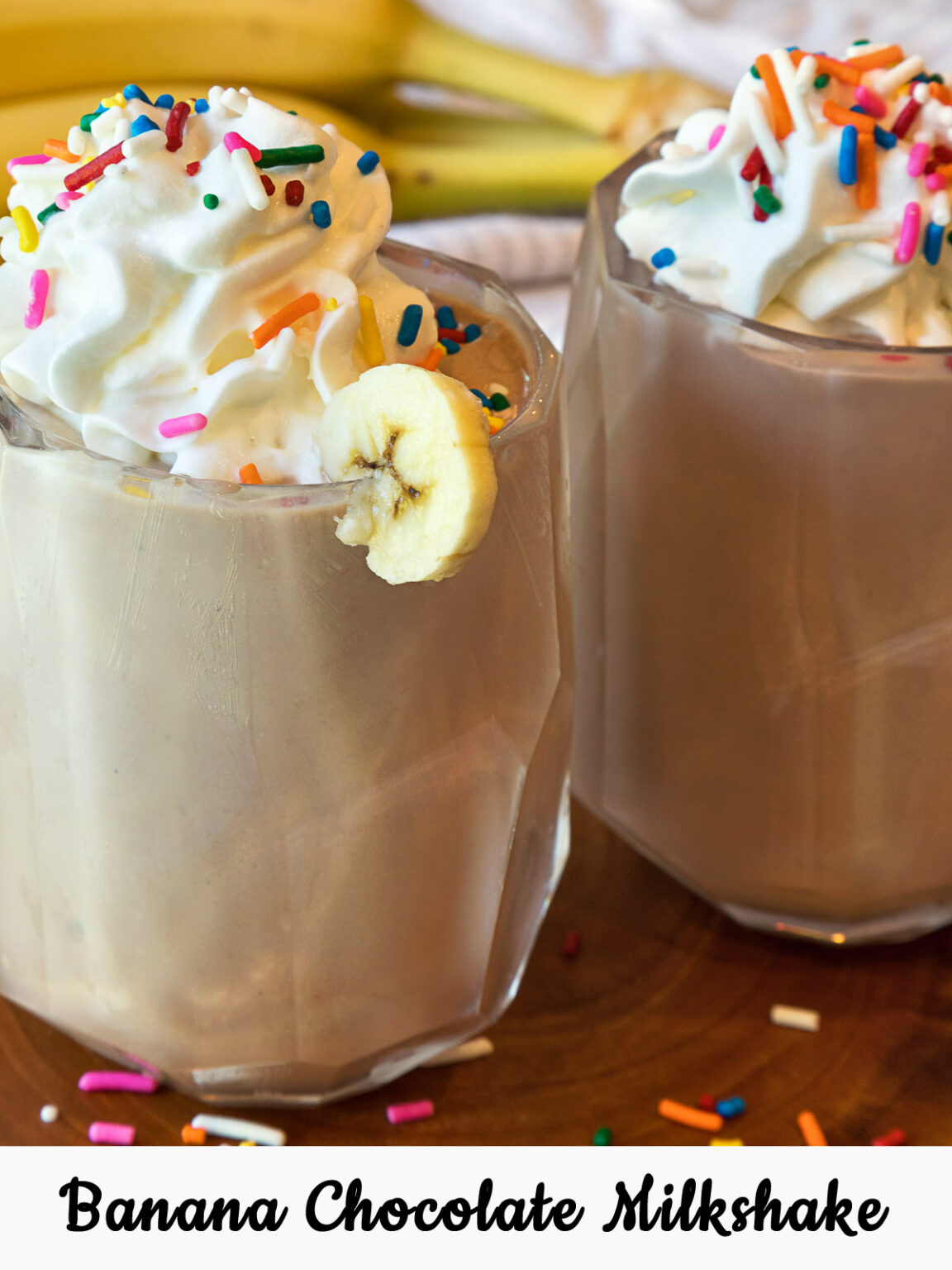 Banana Chocolate Milkshake Recipe (Easy) - Tamara Ray