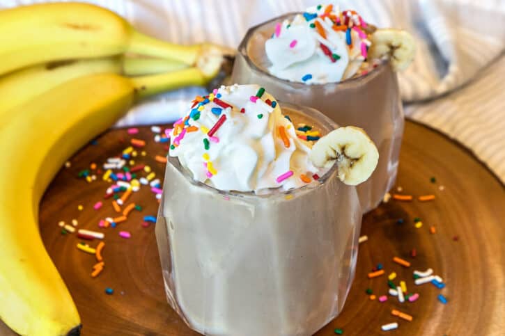 Banana Chocolate Milkshake Recipe (Easy) - Tamara Ray