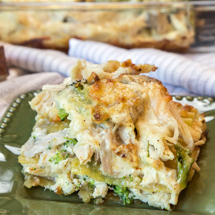 Simply Delicious Chicken Broccoli Lasagna6 To 8 Servings