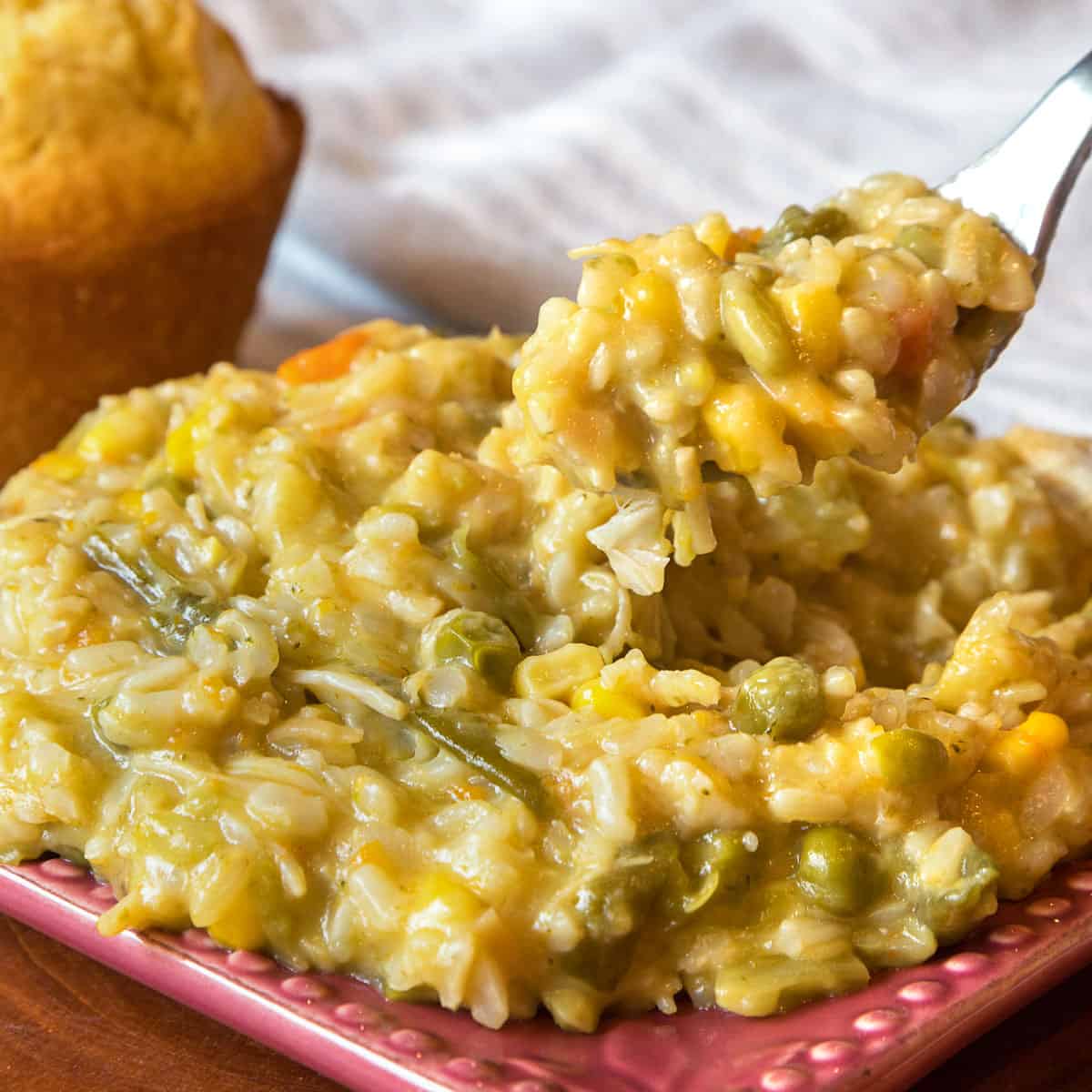 Cheesy Chicken and Rice Casserole (Instant Pot)