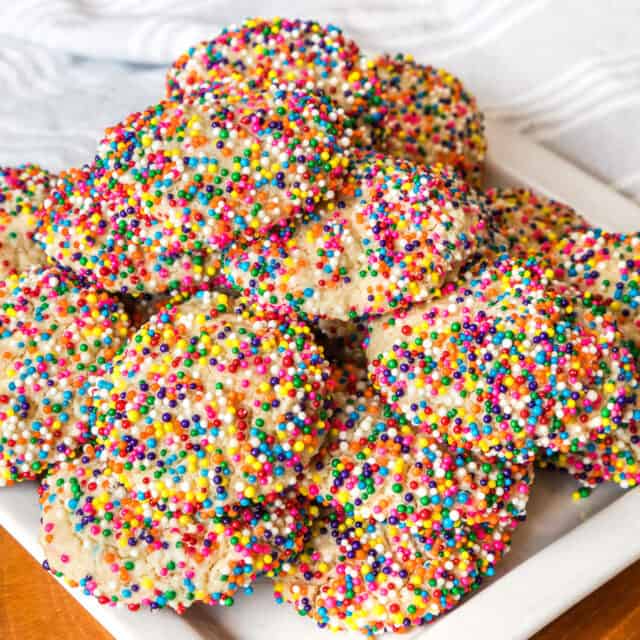 Cream Cheese Sprinkle Cookies Recipe Tamara Ray