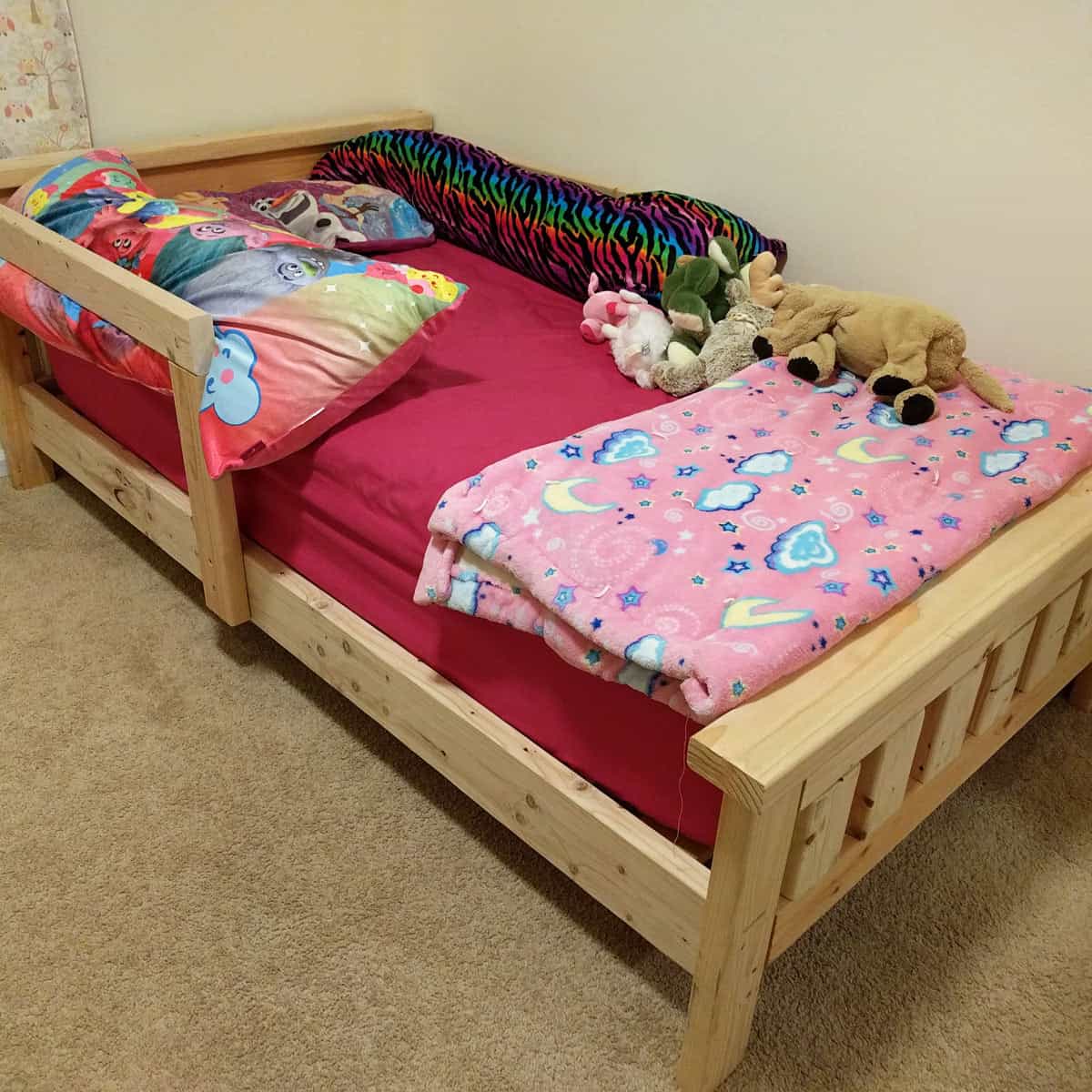 DIY Twin Bed Frame (With 2x4s)