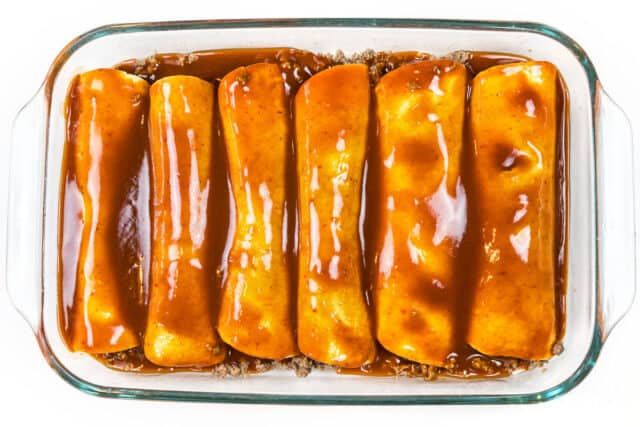 Easy Beef Enchiladas - Tamara Ray