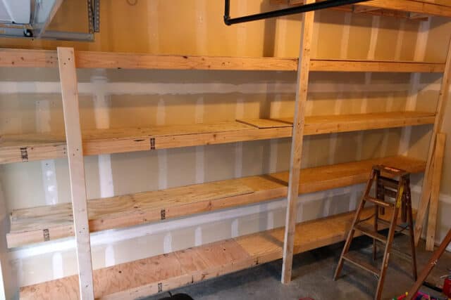 DIY Garage Storage Shelving - Tamara Ray