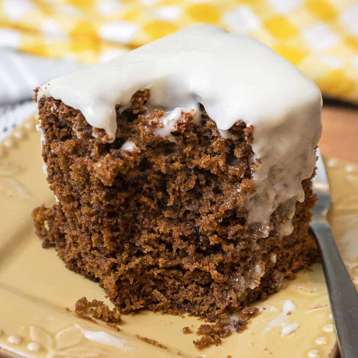 Gingerbread Cake Recipe with Cream Cheese Frosting