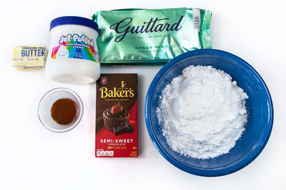 Ingredients for Homemade Marshmallow Easter Eggs