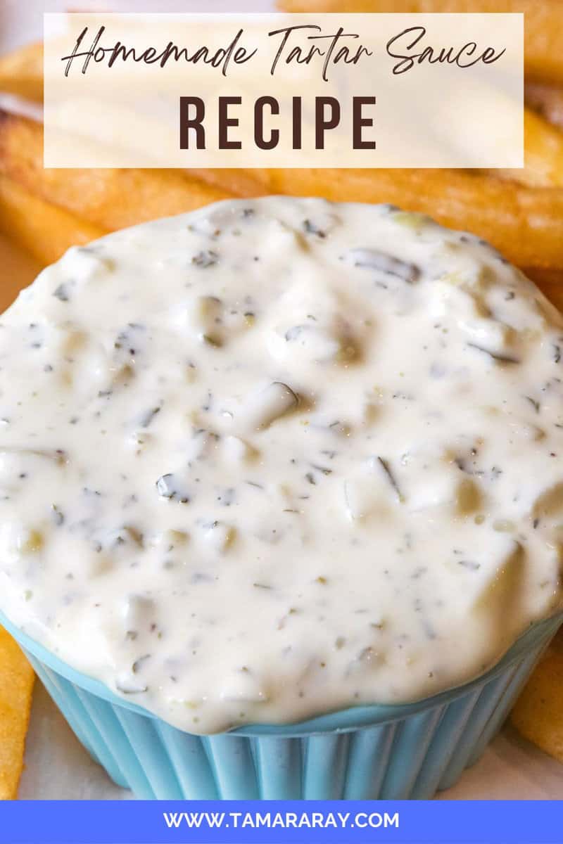 Homemade tartar sauce.