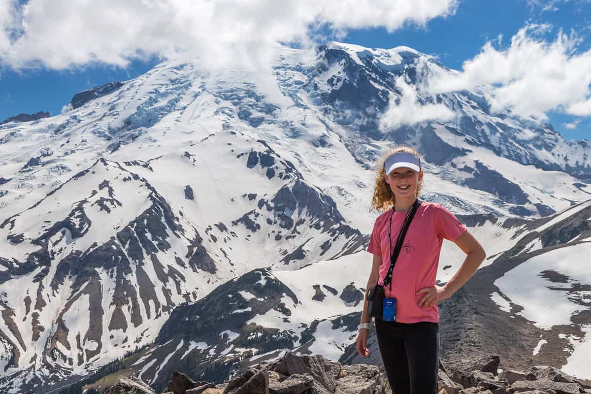 Kylie at Mt. Rainier