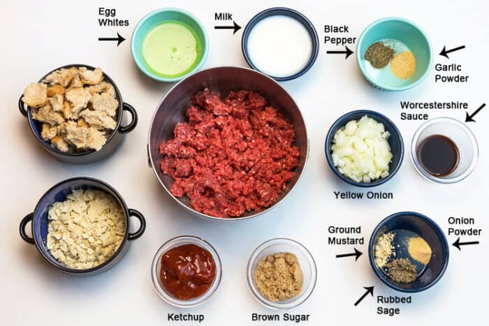 How to make meatloaf ingredients.
