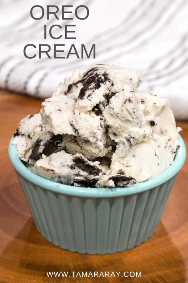 Oreo Ice Cream Recipe - Tamara Ray