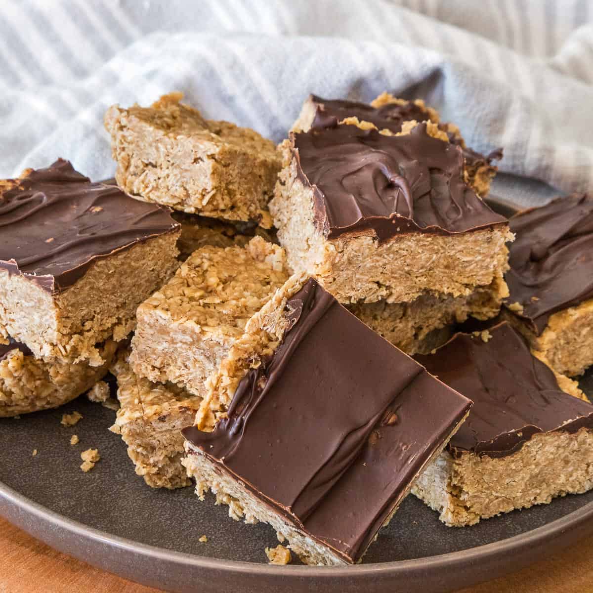 Peanut Butter Bars with Oatmeal Recipe