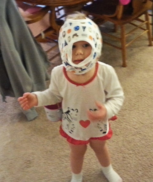 toddler underwear on head