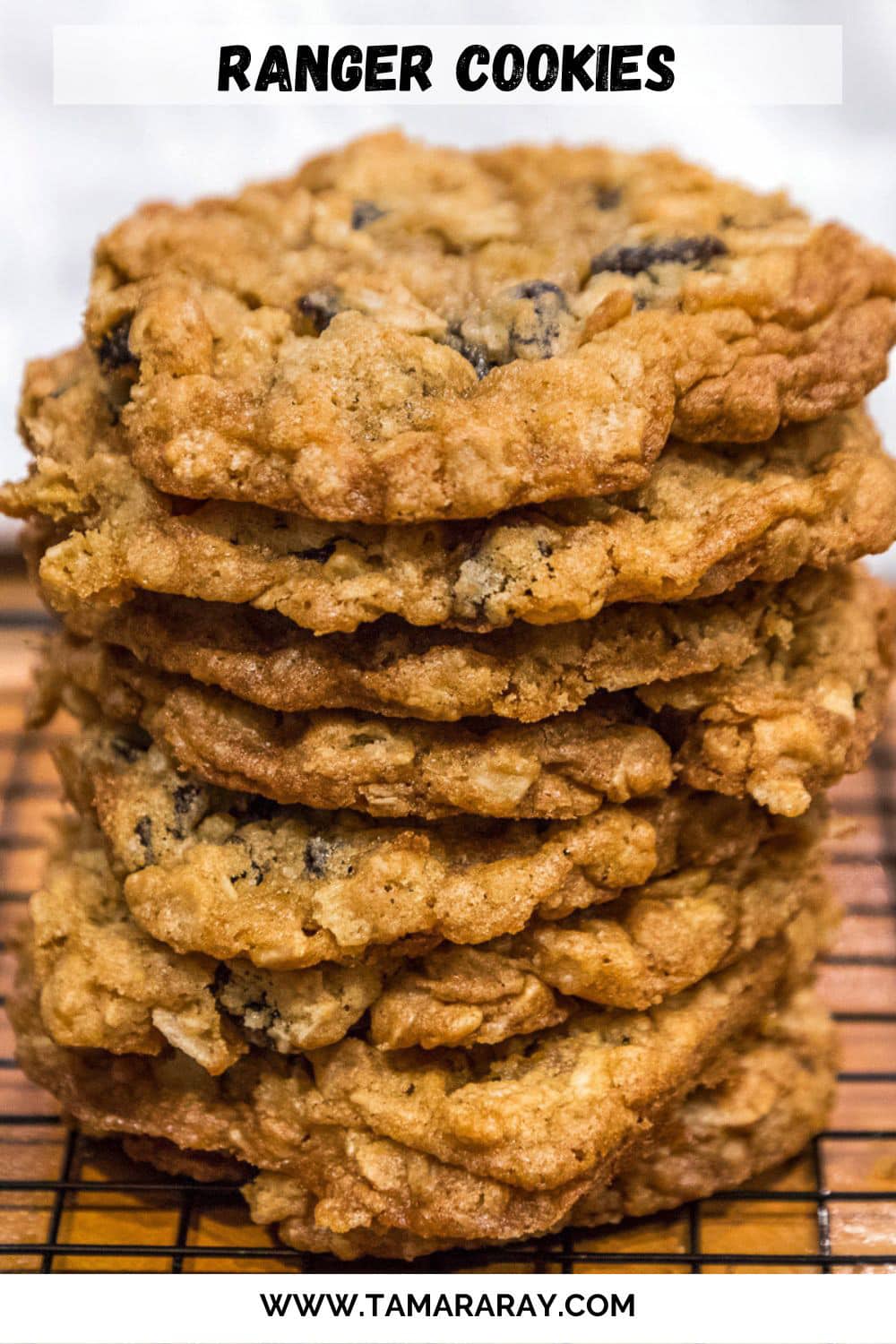 Ranger cookies recipes with oats and Krispies.