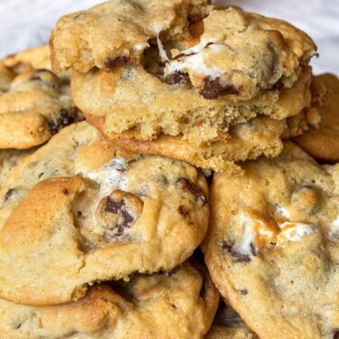 Recipe for S’mores Cookies with Chocolate Chips
