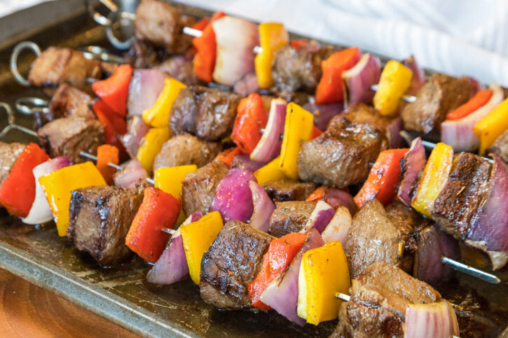 Steak Kabobs Marinade for Grilling - Tamara Ray