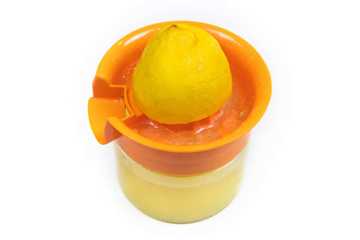 Freshly squeezed lemon juice.