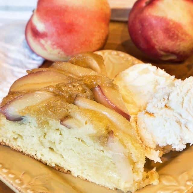 White Nectarine Cake (UpsideDown) Tamara Ray